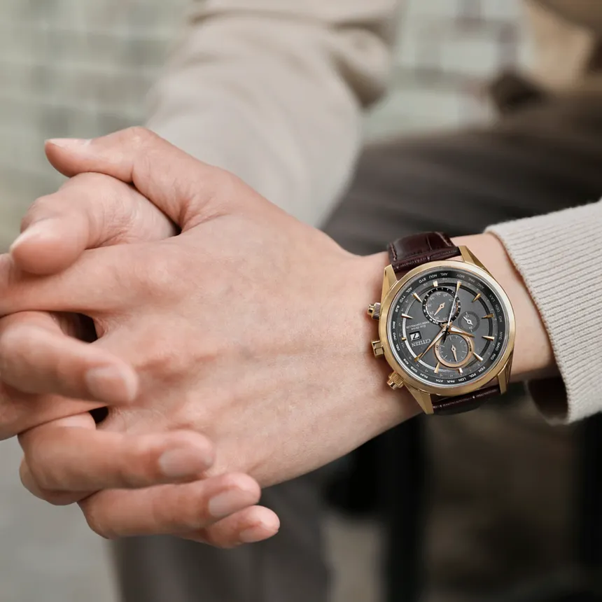 Citizen AT8263-10H นาฬิกาผู้ชาย Radio Controlled Eco-Drive Men's Watch