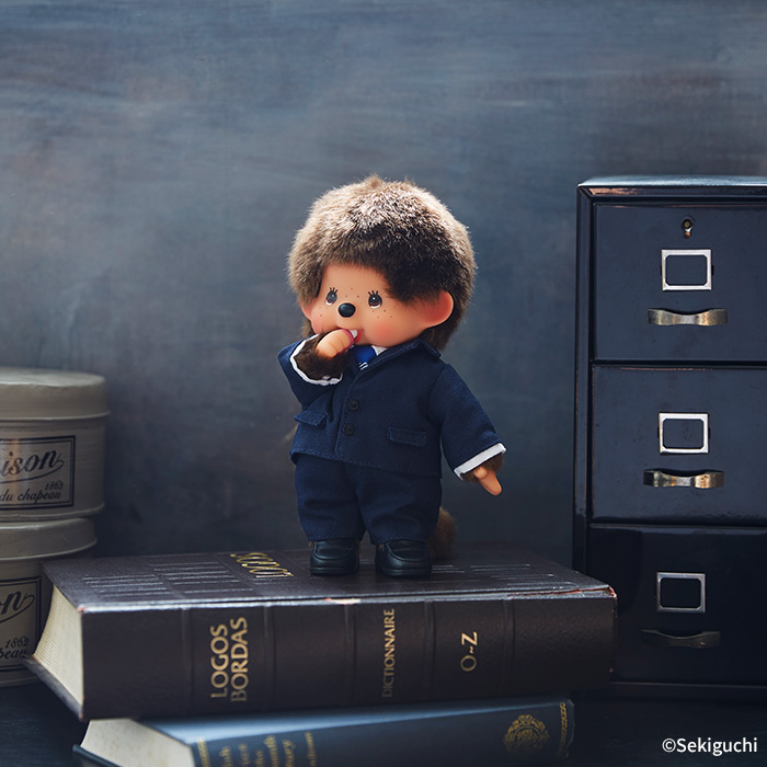 [PRE-ORDER] Monchhichi CEO ตุ๊กตาม่อนชิชิ ชุดสูท ท่านประธาน Size S 20 x 13 x 7 cm นำเข้าจากญี่ปุ่น 株式会社モンチッチ モンチッチ 202492