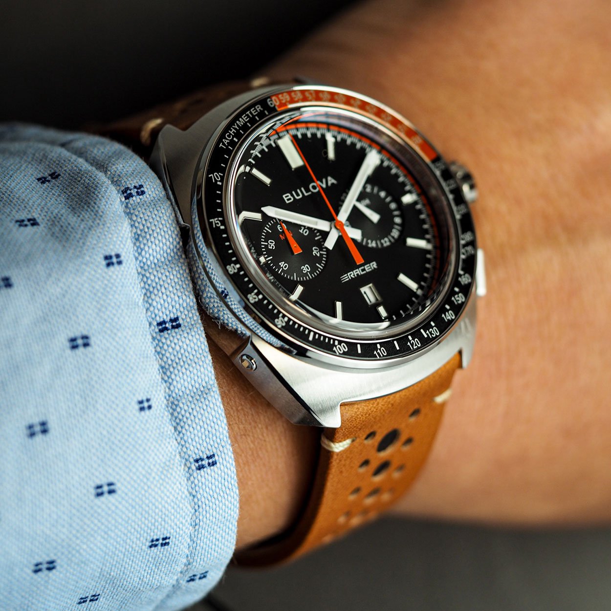 Bulova 98B427 นาฬิกาผู้ชาย Performance Chronograph Quartz Men's Watch