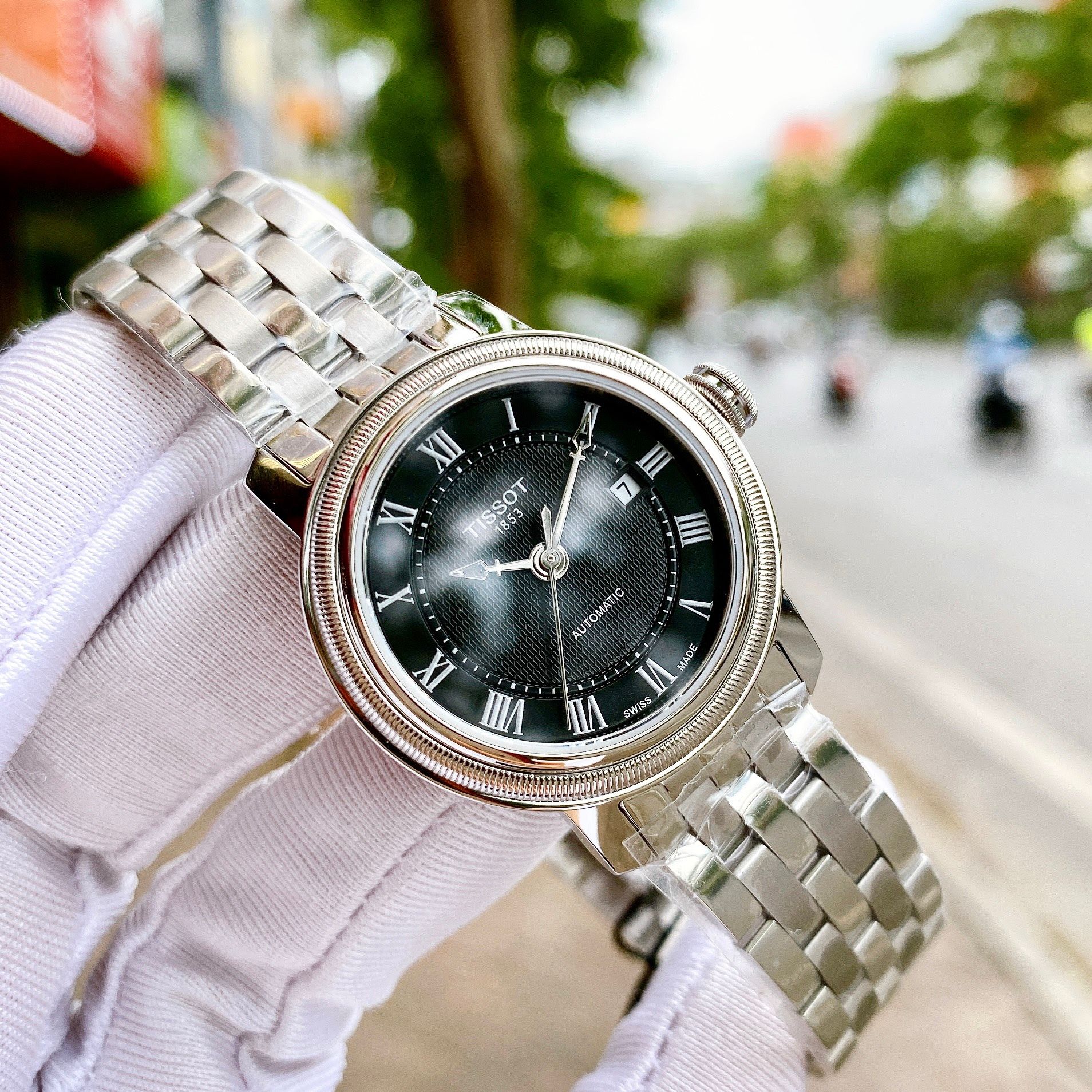 Tissot T097.007.11.053.00 นาฬิกาผู้หญิง Bridgeport Quartz Women's Watch