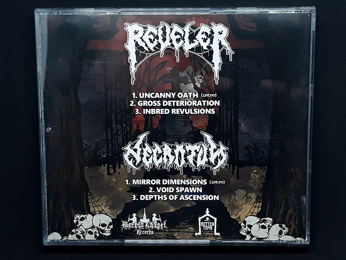 REVELER/NECROTUM 'Officium Mortuorum' Split CD