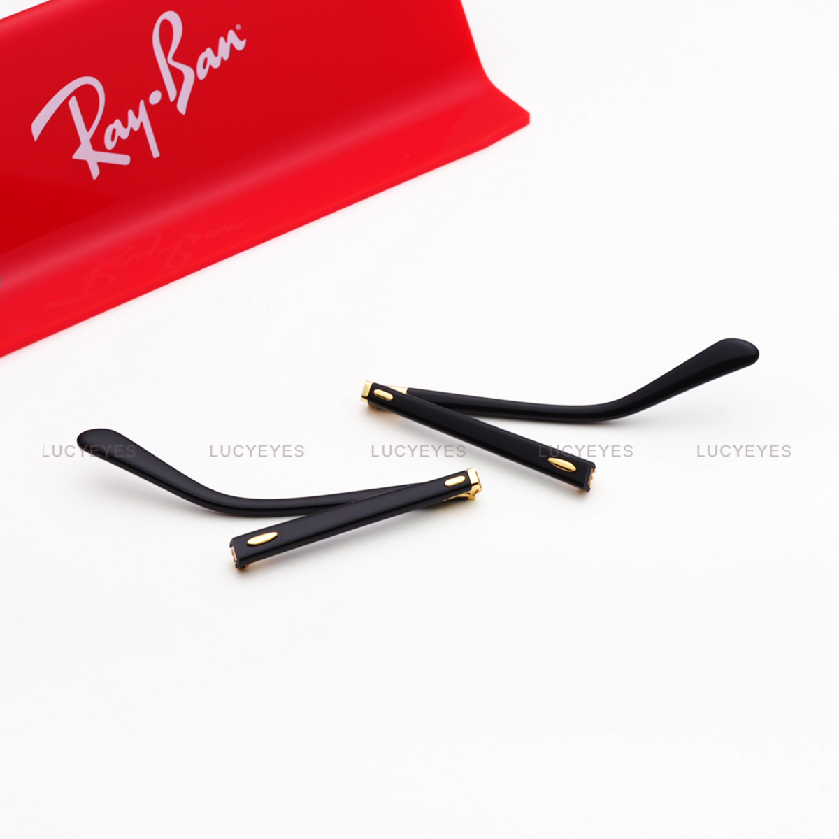 ขาแว่น RAYBAN แท้ 100% RB2176 CLUBMASTER FOLDING สีดำ