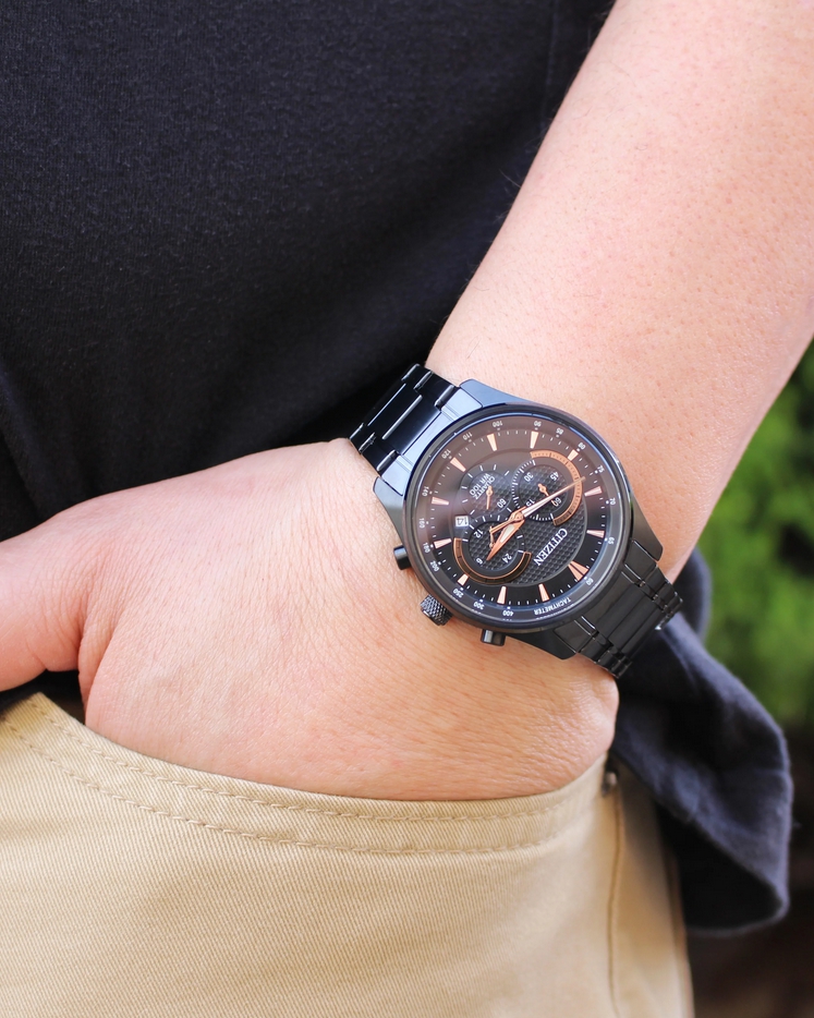 Citizen AN8195-58E นาฬิกาผู้ชาย Chronograph Quartz Men's Watch