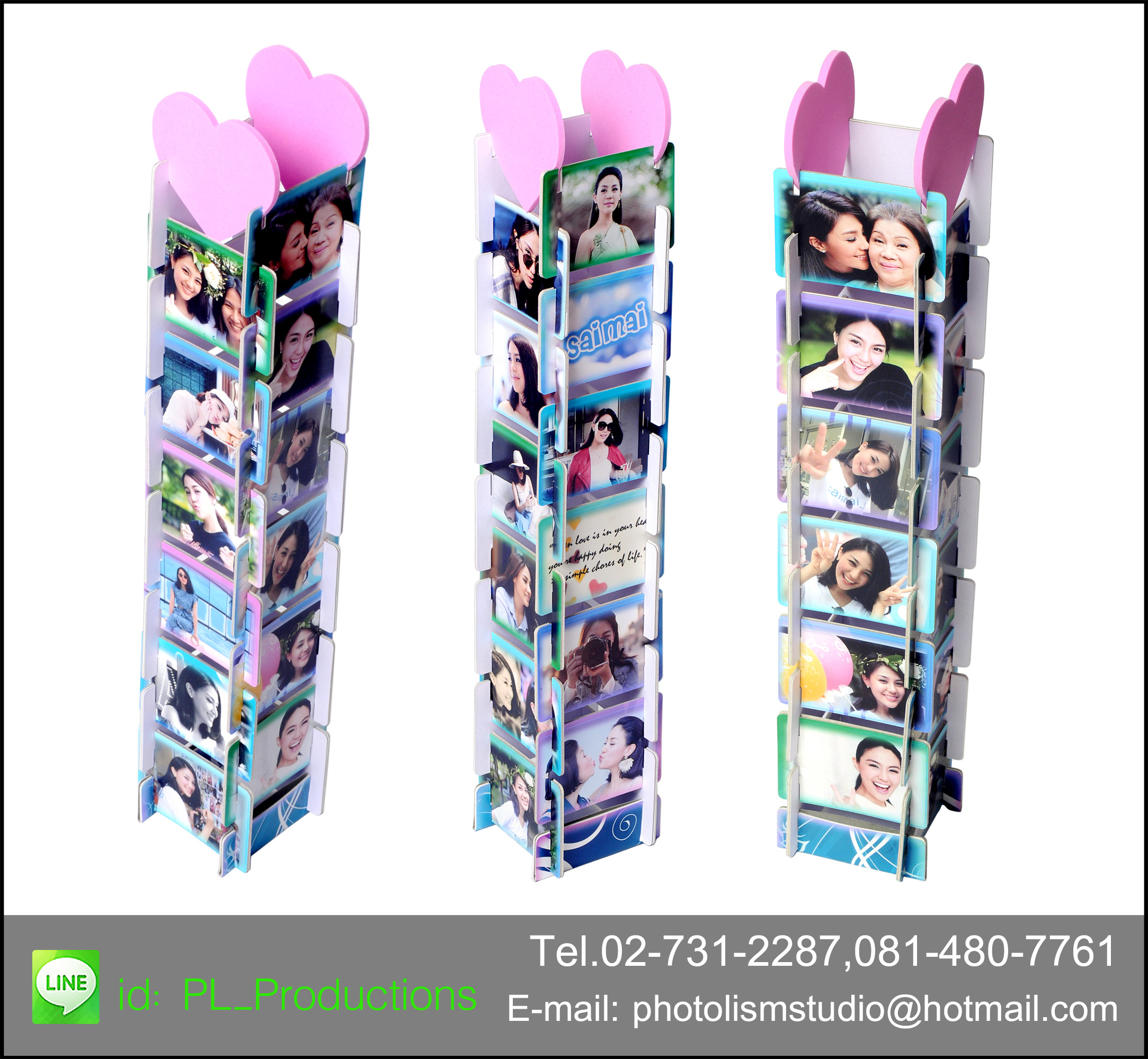 Tower Photo ขนาด 3x15 นิ้ว 3ชุด