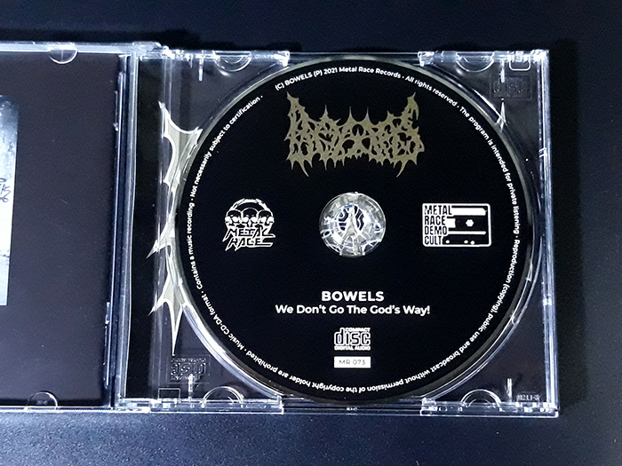 BOWELS 'We don't go the God's way!' CD