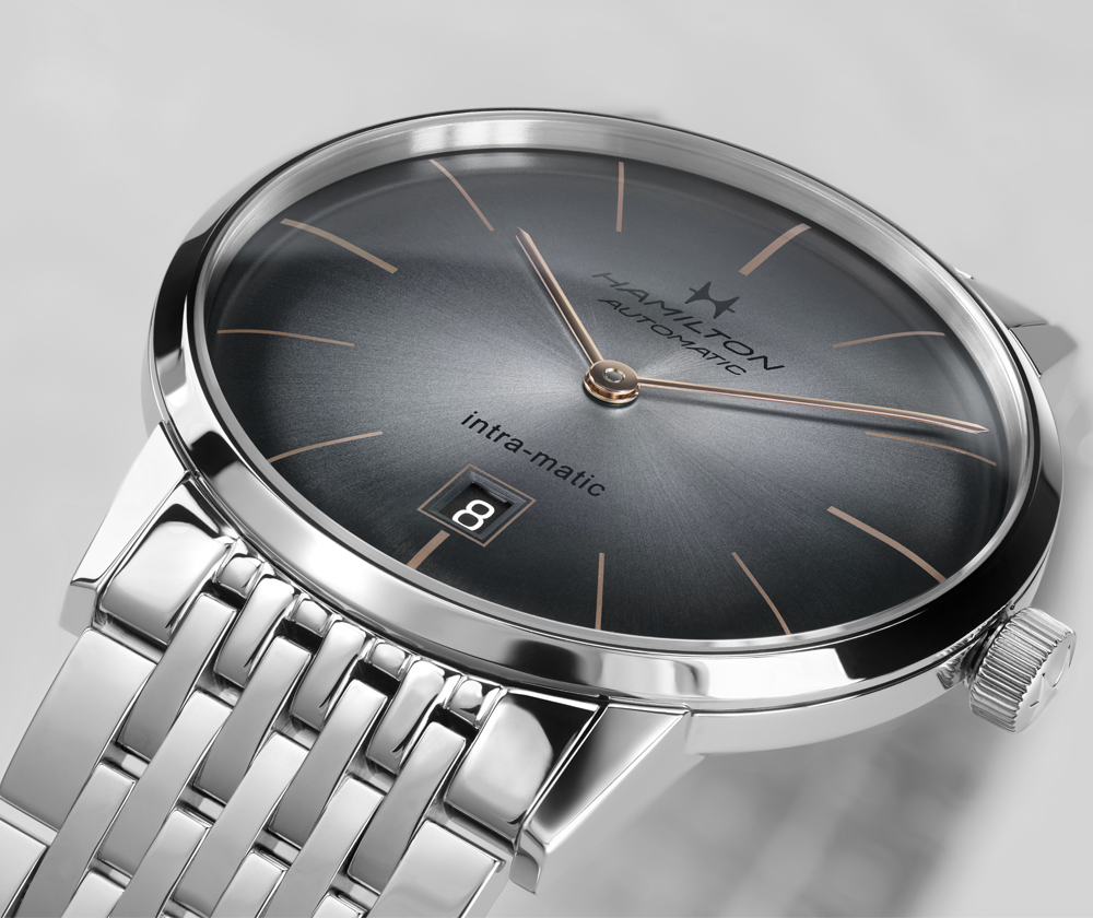 Hamilton H38755181 นาฬิกาผู้ชาย American Classic Intra-Matic Automatic Men's Watch