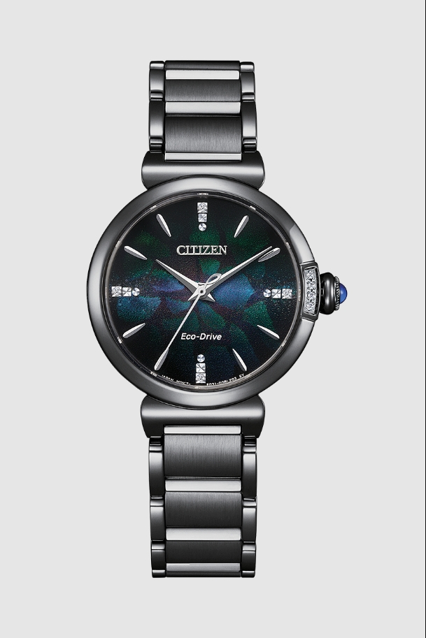Citizen EM1067-88E นาฬิกาผู้หญิง Citizen L Eco-Drive Diamond: 8 Pcs Women's Watch