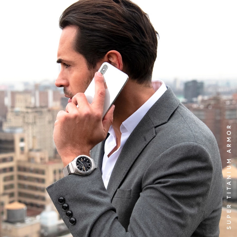 Citizen CA7058-55E นาฬิกาผู้ชาย Eco-Drive Super Titanium Armor Chrono Men's Watch