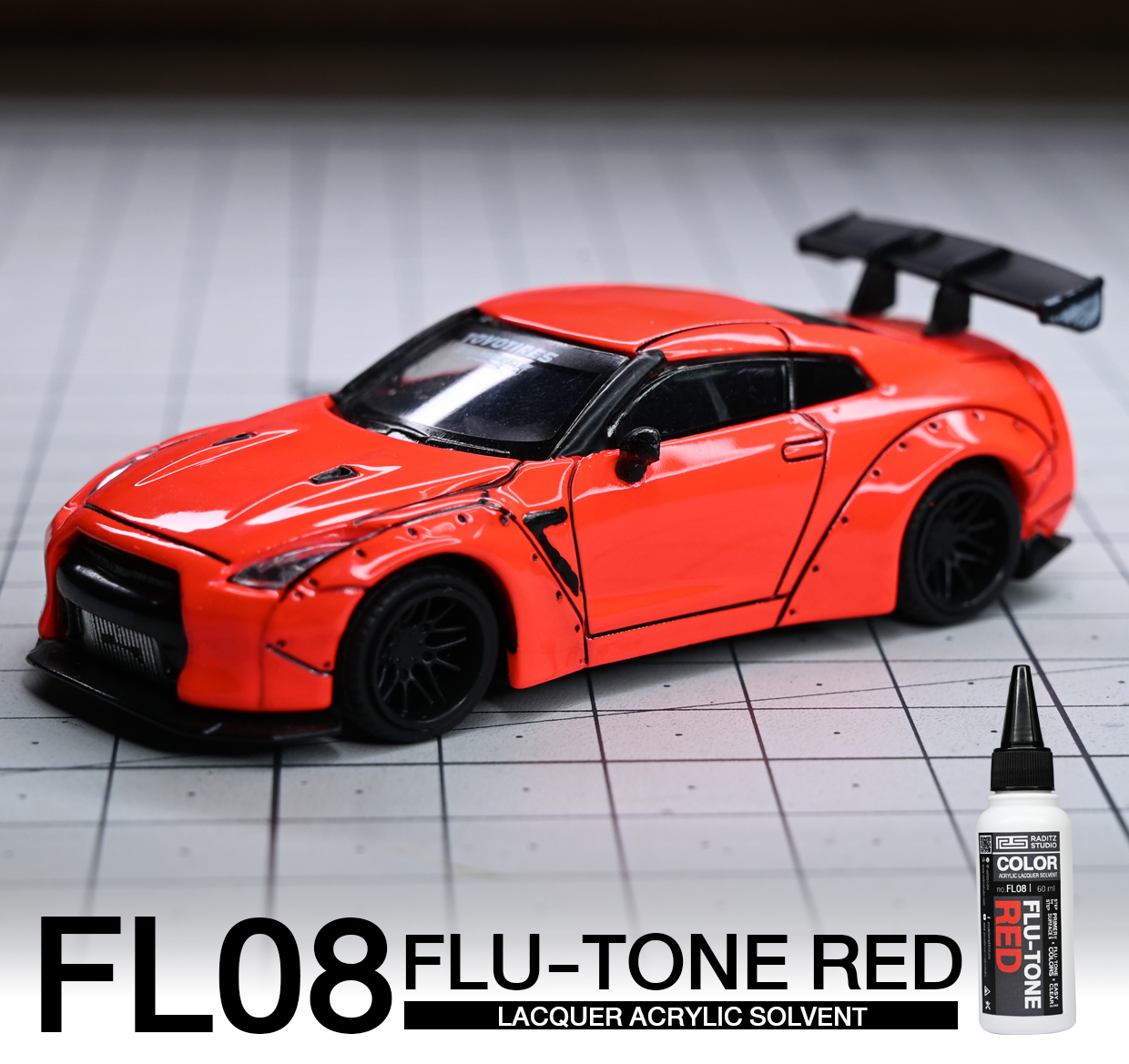 FL08 Flu-Tone Red 60ml