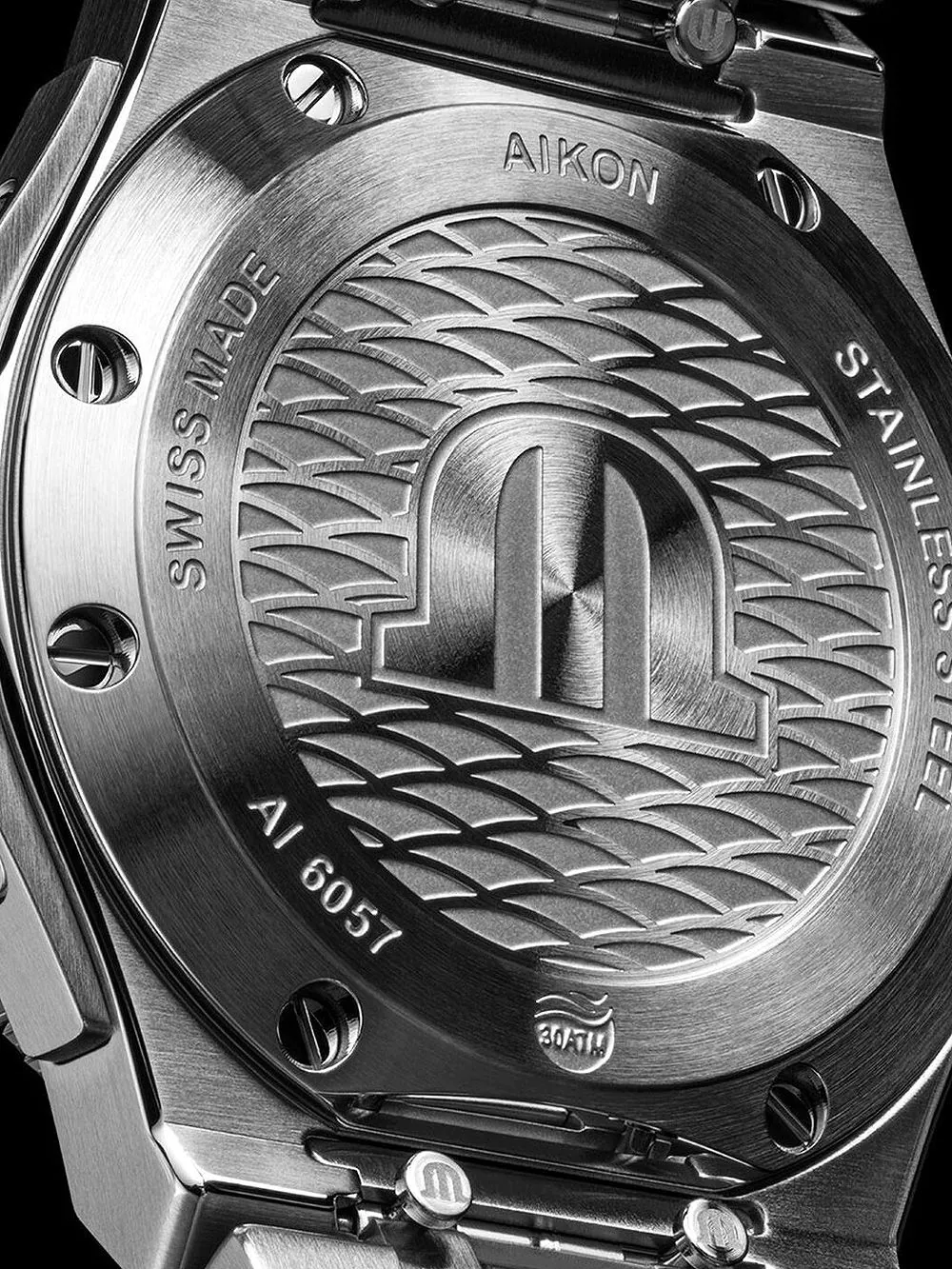 Maurice Lacroix AI6057-SSL2F-330-A นาฬิกาผู้ชาย Aikon Automatic Men's Watch