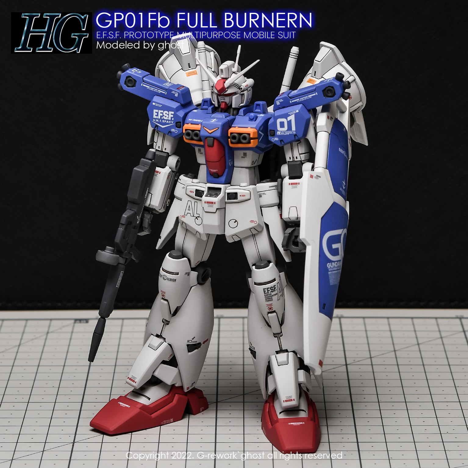 G-REWORK CUSTOM DECAL HG 1/144 GP01Fb