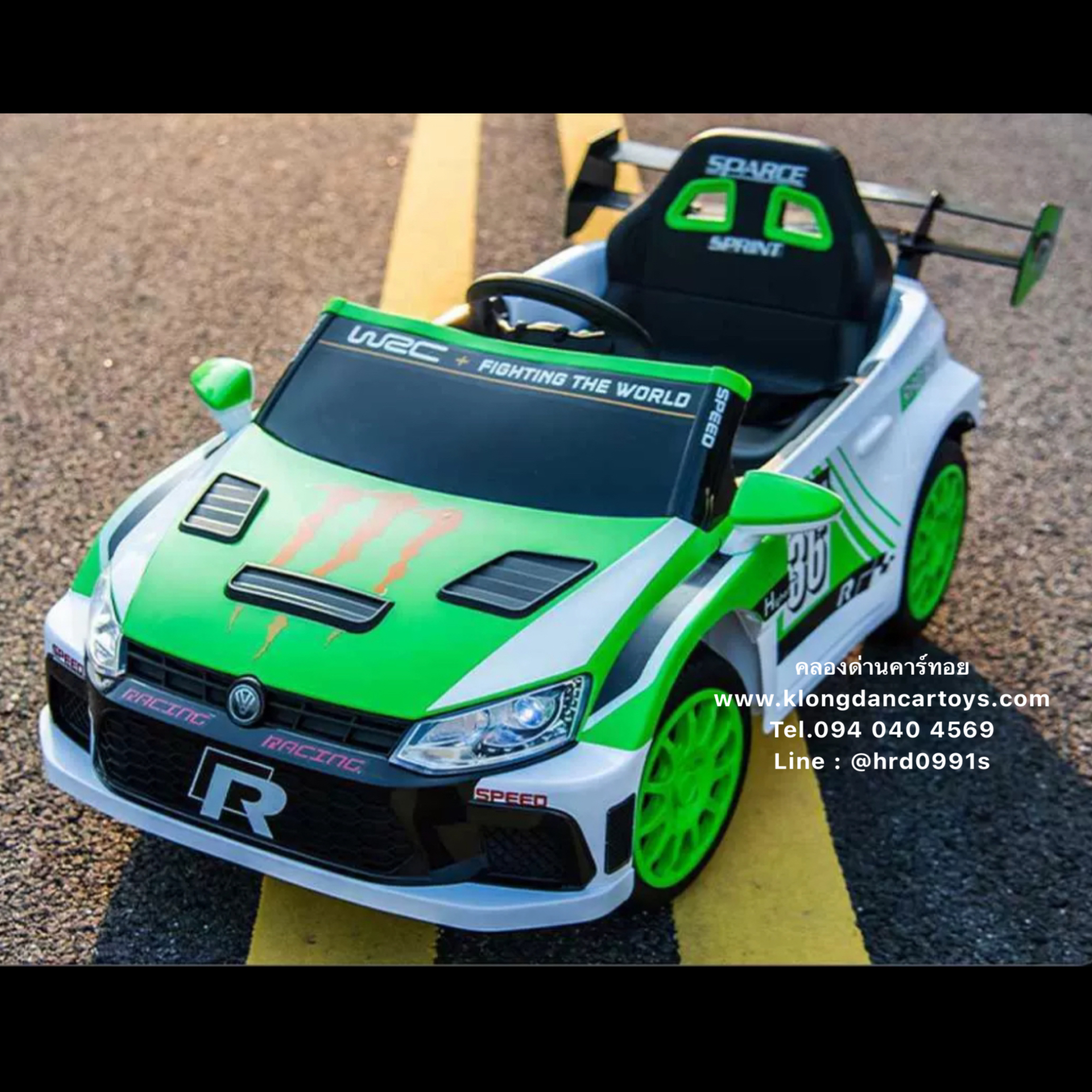 รถเด็กแรลลี่สปอต💢บังคับบนมือถือได้💢(2มอเตอร์, 2แบต12V, ออกตัวสมูท, เล่นบลูทูธ USB AUXได้, มีรีโมทบูลทูธ, มีโช้ค, เปิดประตู)