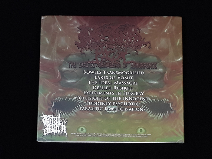 INTESTINAL HEX 'The Exalted Chambers of Abhorrence' Digi-CD