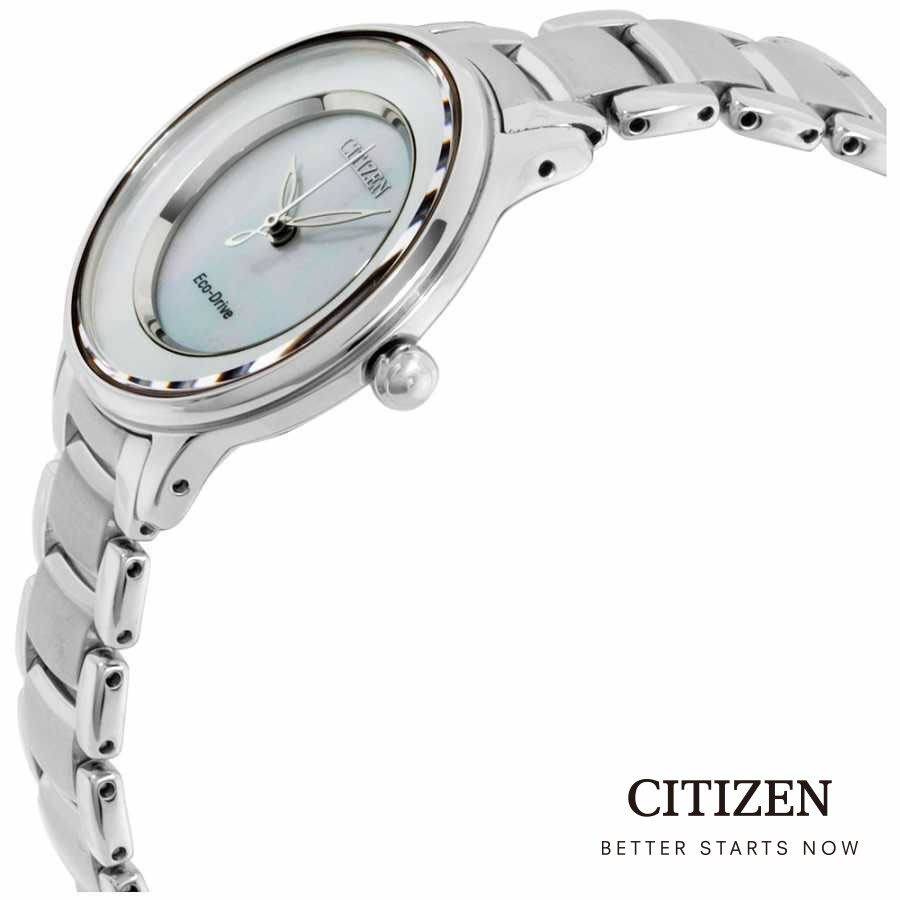 Citizen EM0380-57D นาฬิกาข้อมือผู้หญิง Eco-Drive Citizen L Women's Watch