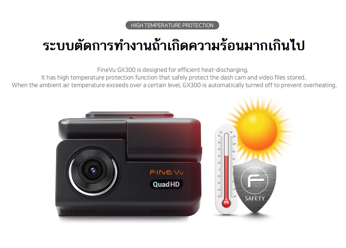 finevu Gx300 กล้องติดรถ