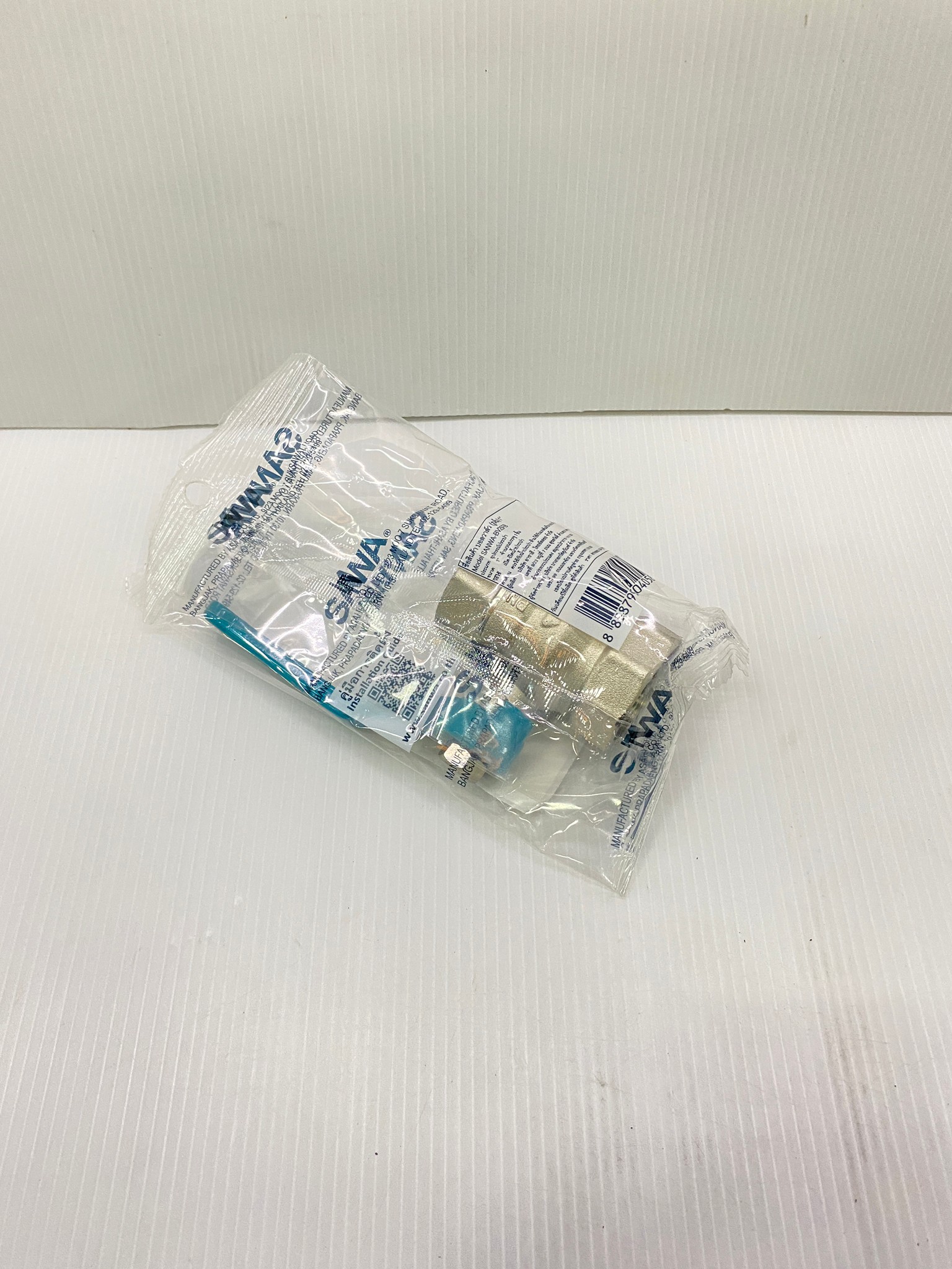 SANWA บอลวาล์ว ทองเหลืองชุบขาว Ball valve ขนาด 1/2" 3/4" 1" ซันว่า ของแท้ 100%