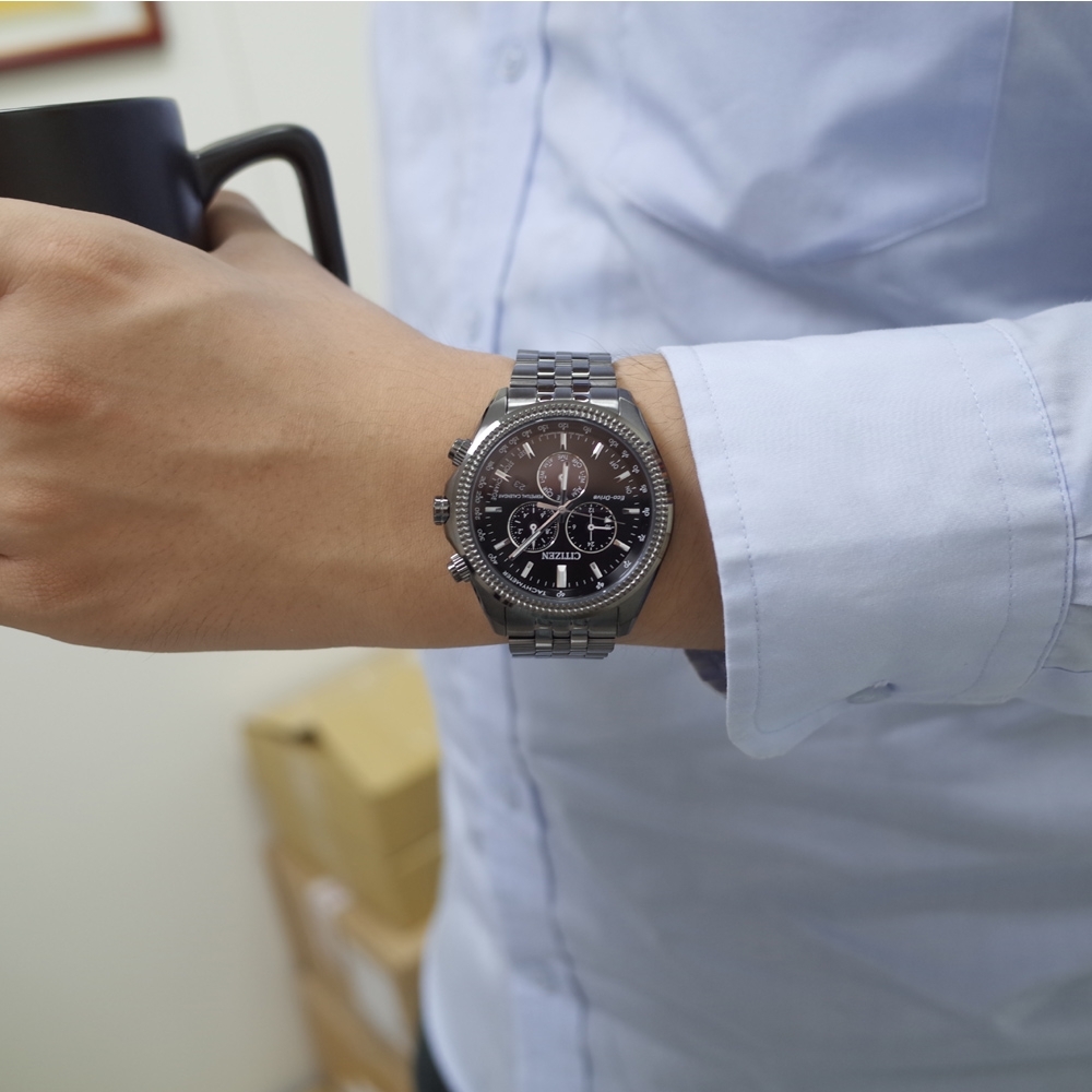 Citizen BL5567-57E นาฬิกาผู้ชาย Eco-Drive Brycen Perpetual Calendar Men's Watch