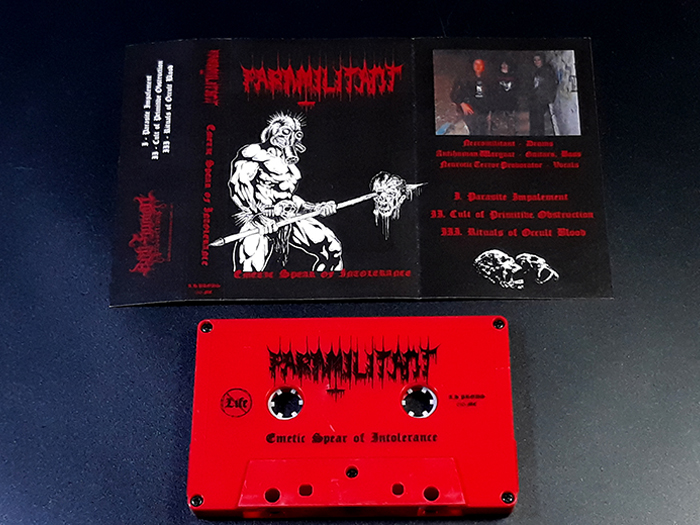 PARAMILITANT'Emetic Spear of Intolerance' Tape.