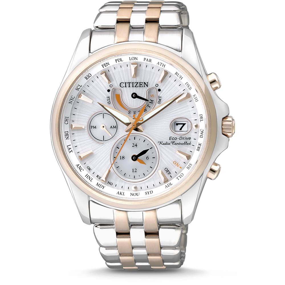Citizen FC0014-54A นาฬิกาผู้หญิง Radio Controlled Eco-Drive Women's Watch