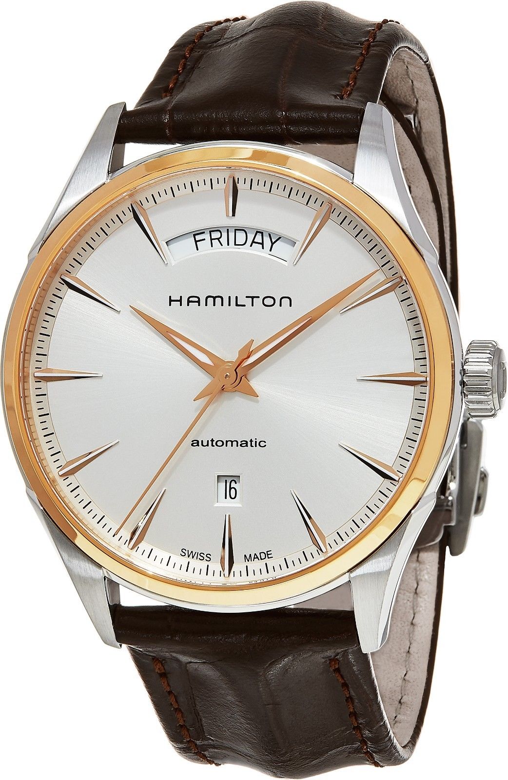 Hamilton H42525551 นาฬิกาผู้ชาย Hamilton รุ่น H42525551, Jazzmaster Day Date Automatic Men's Watch