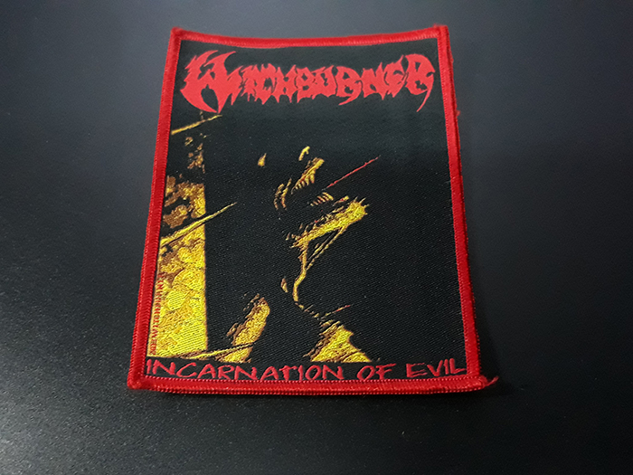 WITCHBURNER'Incarnation Of Evil' Woven Patch (อาร์มแบบทอ)