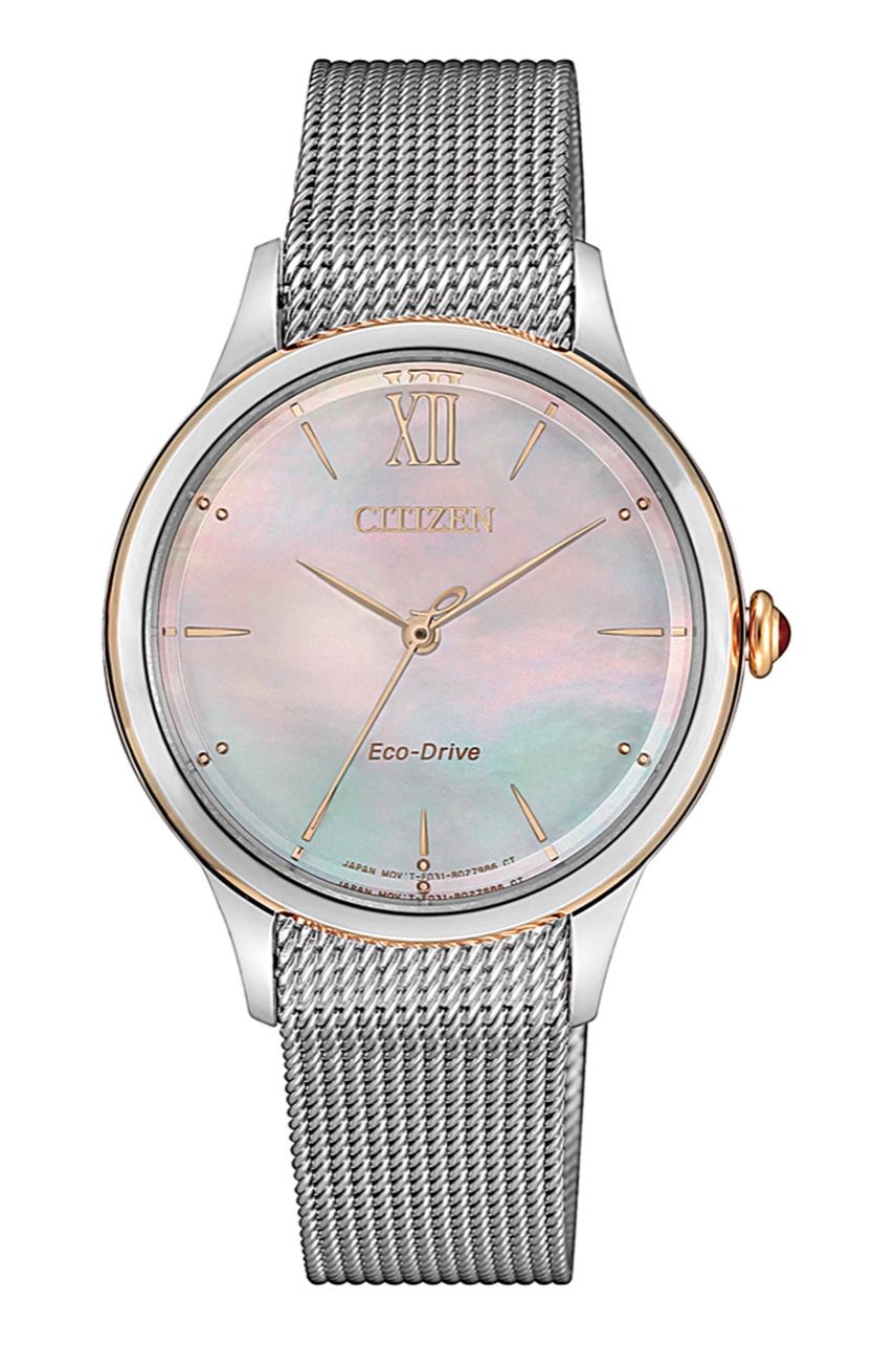 Citizen EM0816-88Y นาฬิกาผู้หญิง Citizen L Eco-Drive Mother of Pearl Women's Watch