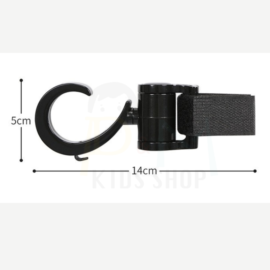 ตะขอแขวนของหมุนได้ รุ่นแพคเกจกล่อง ตะขอหมุนได้ 360 องศา ที่แขวนของอเนกประสงค์ ตะขอเกี่ยวรถเข็น