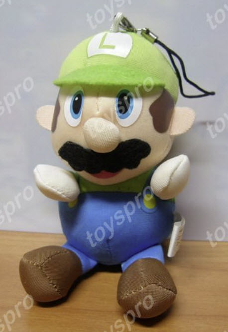 ตุ๊กตาห้อยโทรศัพท์ Luigi ขนาด 5 นิ้ว งานนอก