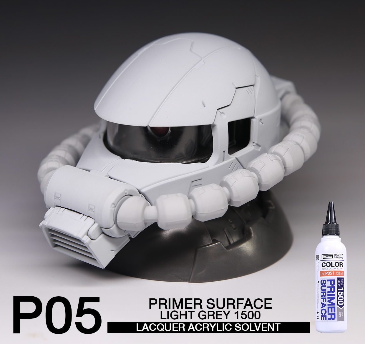 P05 Surface Primer Light Gray 1500 120ml