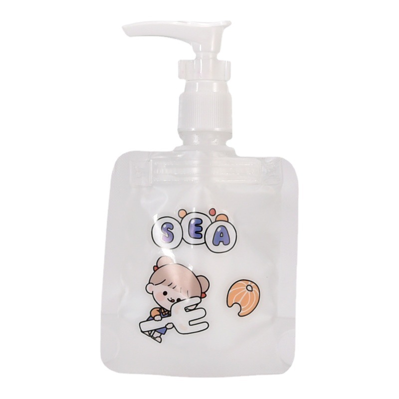 ถุงเก็บโลชั่น แชมพู สบู่ ถุงจุกฝาเกลียว ซองแบ่งครีมขนาดพกพา︎ ซองใส่ครีม