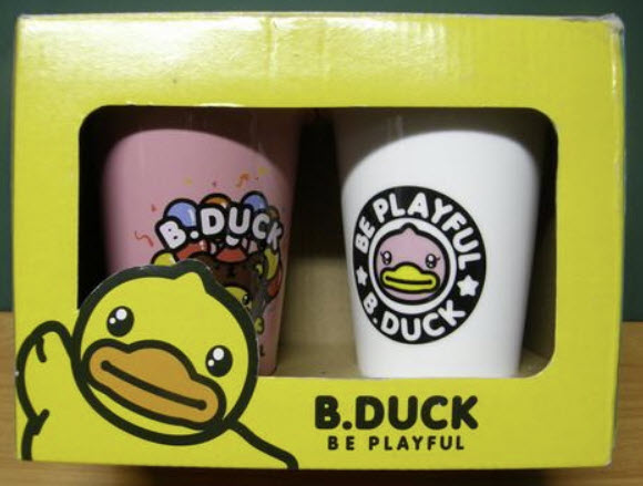 ชุดแก้วน้ำเซอรามิค B.Duck (Tesco)