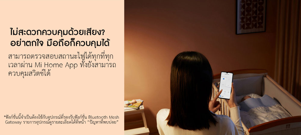 Xiaomi Smart Wall Switch - สวิทซ์ไฟบ้านอัจฉริยะเสี่ยวหมี่ (BLE Mesh) (L+N) (CN)