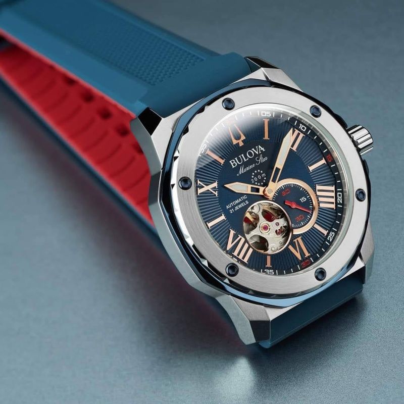 Bulova 98A282 นาฬิกาผู้ชาย Marine Star Automatic Men's Watch