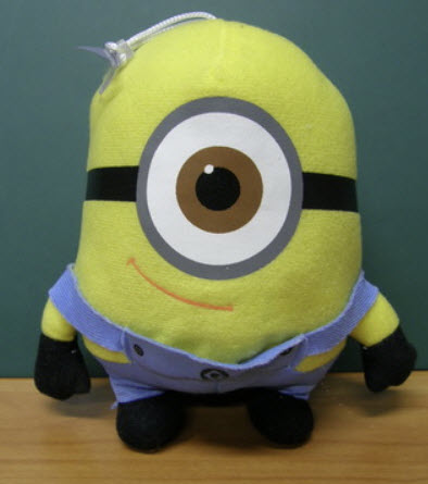 Minion Stuart ขนาด 6 นิ้ว มีจุ๊บยาง