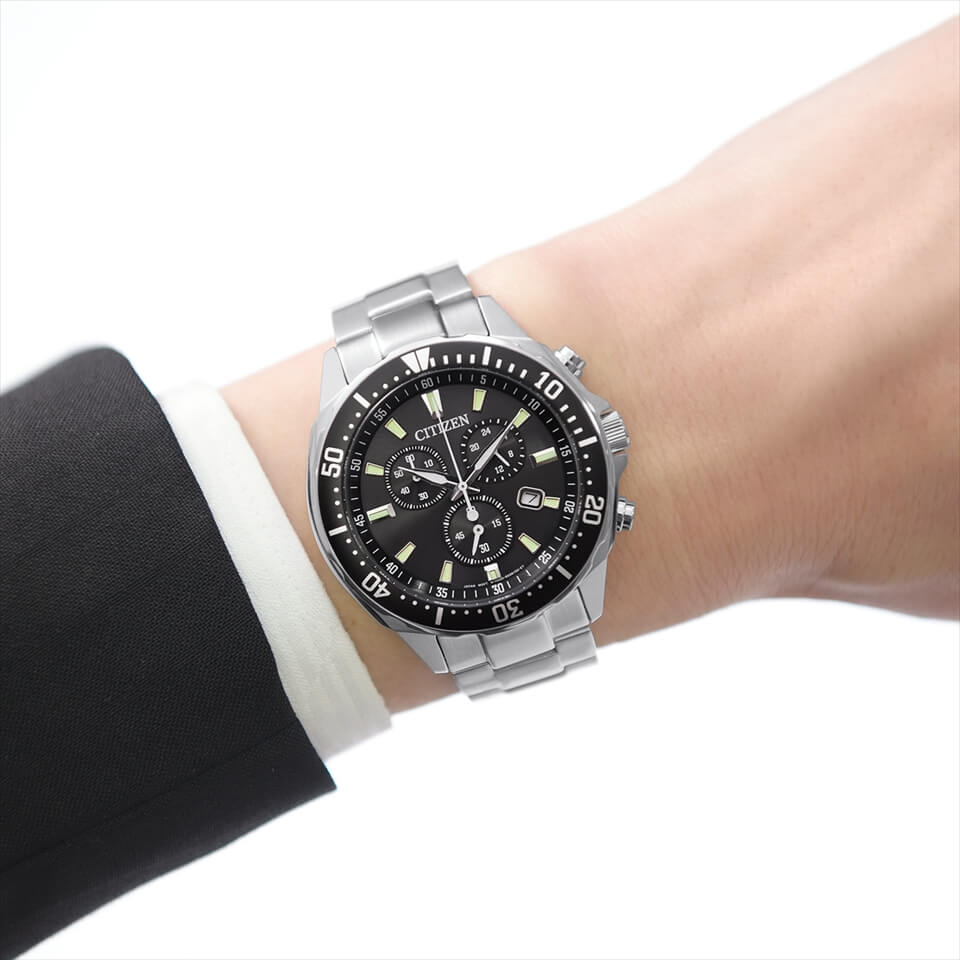 Citizen VO10-6771F นาฬิกาผู้ชาย Chonograph Eco-Drive Men's Watch