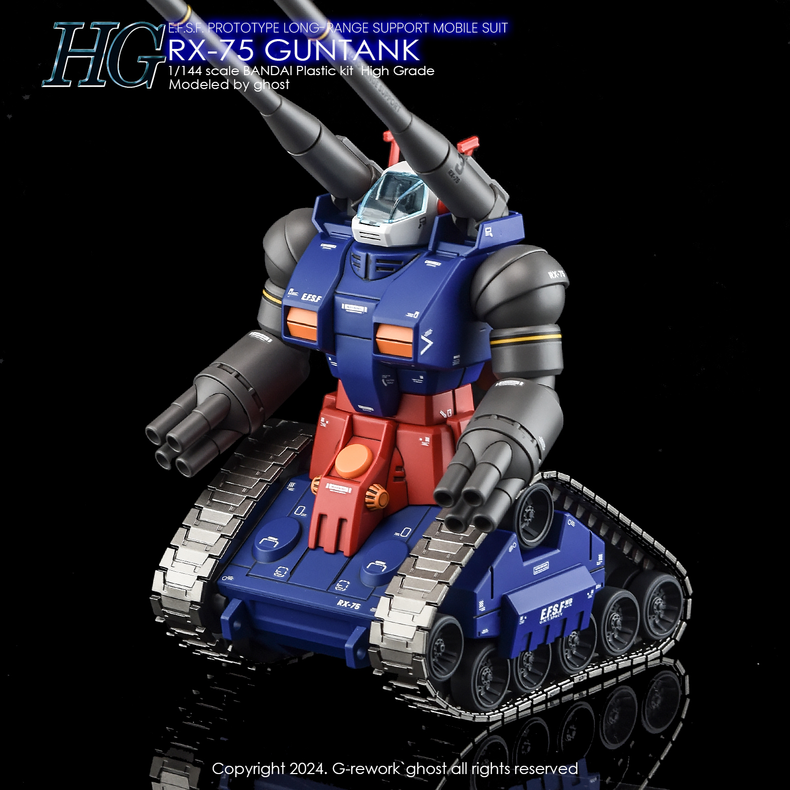 G-REWORK CUSTOM DECAL HG 1/144 RX-75 GUNTANK