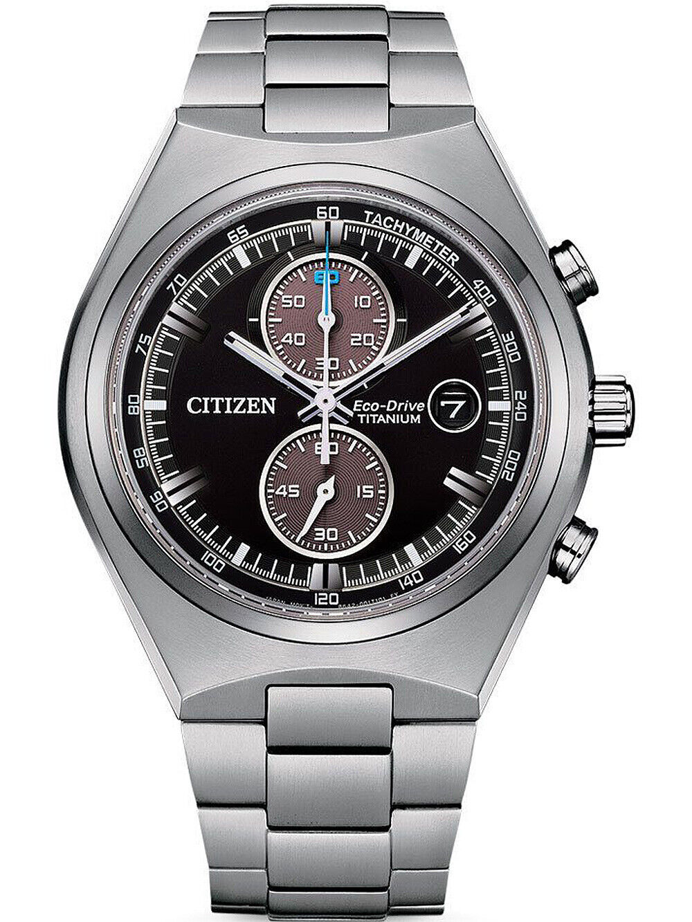 Citizen CA7090-87E นาฬิกาผู้ชาย Titanium Chonograph Eco-Drive Men's Watch