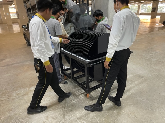 กระจกกลมใส ขนาด 70 cm.หนา 8 mm.จานหมุน 16 นิ้ว (สำหรับโต๊ะ 120-130 ซม.) 懒惰的苏珊 旋转玻璃餐桌 中式旋转玻璃桌套装 กระจกจานหมุนโต๊ะจีน เลซีซูซัน Lazy Susan Turntable