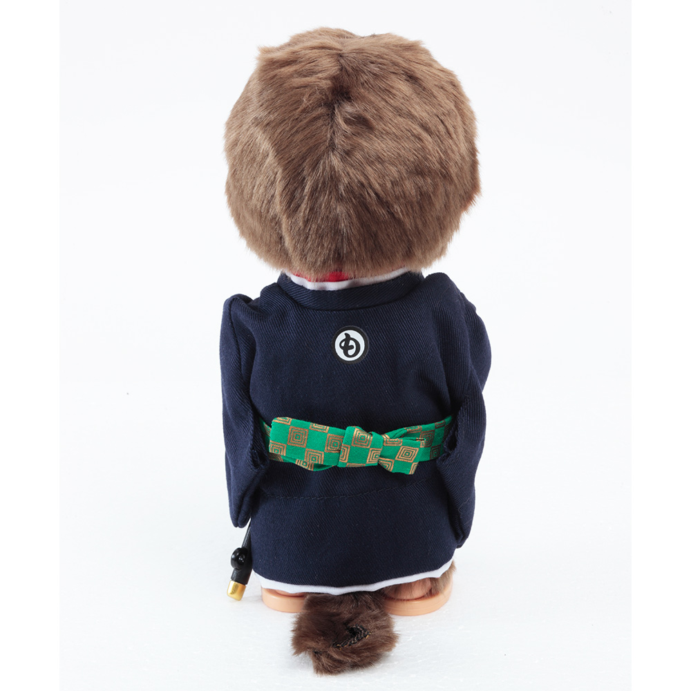 [PRE-ORDER] ตุ๊กตา ม่อนชิชิ ซามูไร Size S ม่อนชิชิคุง Monchhichi Samurai 14 x 8 x 21 cm นำเข้าจากญี่ปุ่น オリジナル お着物モンチッチ 男の子 剣豪 IPM-15-Z
