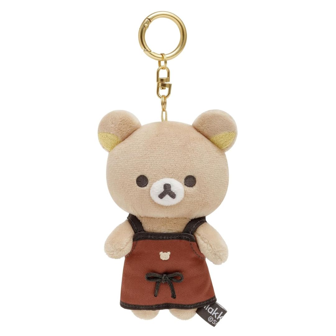 [PRE-ORDER] พวงกุญแจ ตุ๊กตาหมี ริลัคคุมะ Size 12.5 x 8.5 x 5 cm BASIC RILAKKUMA HOME CAFE Keychain リラックマ ぶらさげぬいぐるみ キーホルダー マスコット MO33201