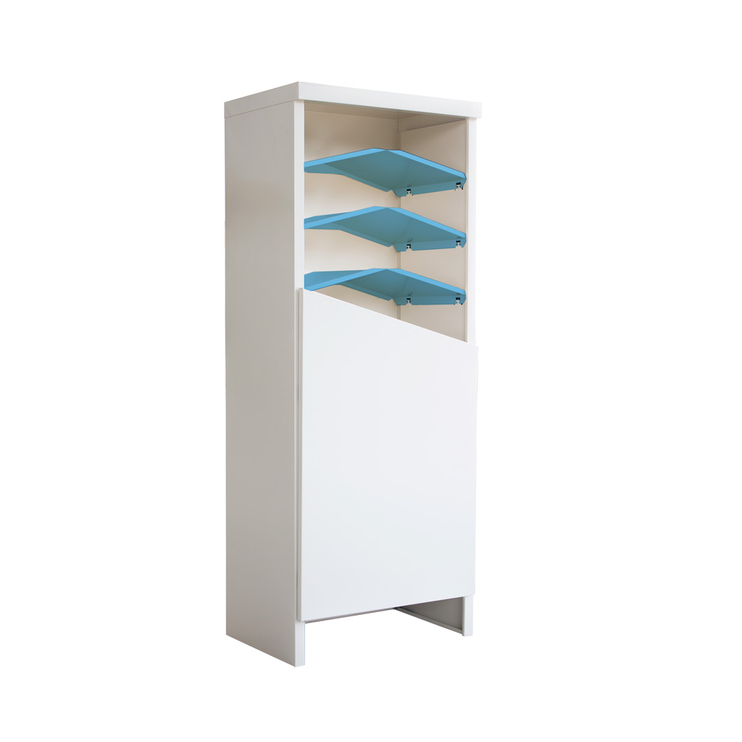 ตู้รองเท้าบานเปิดkiosk