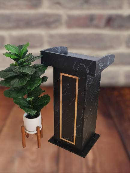 โพเดียม ลายหินเดินทอง