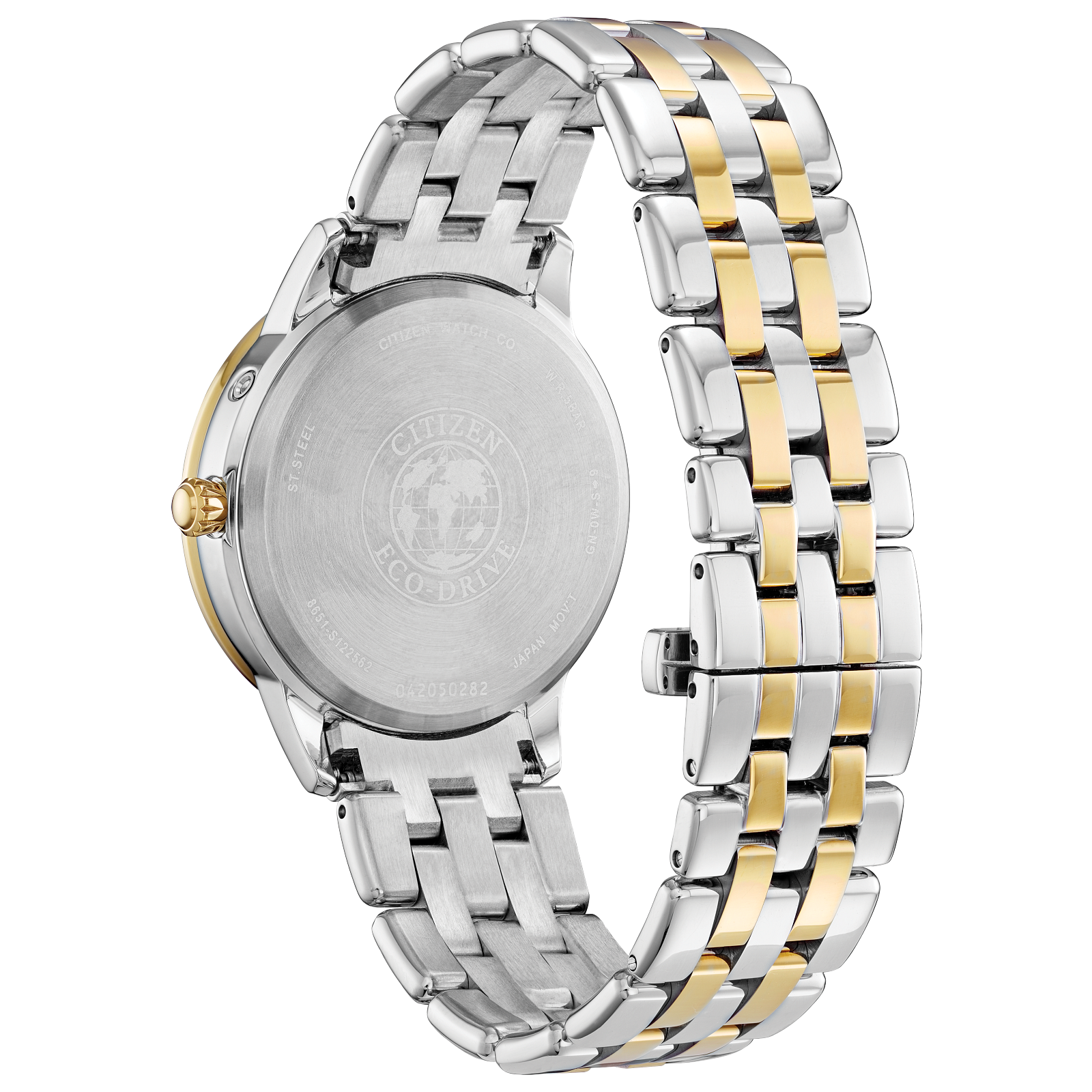 Citizen FD0004-51D นาฬิกาผู้หญิง Eco-Drive Calendrier Moon Phase Women's Watch