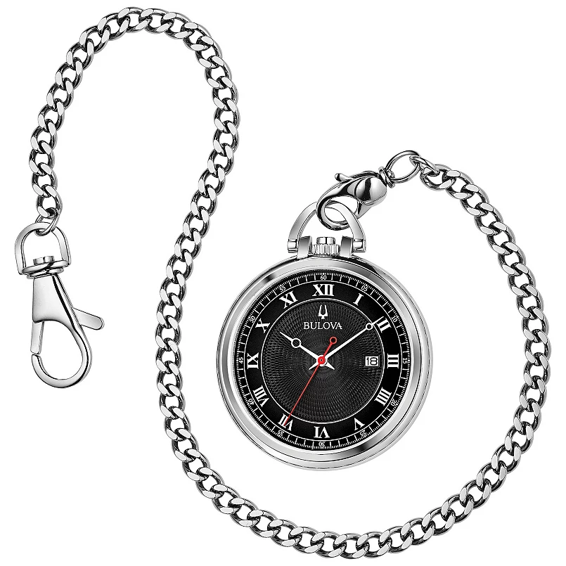 Bulova 96B308 นาฬิกาพก Classic Quartz Pocket Watch