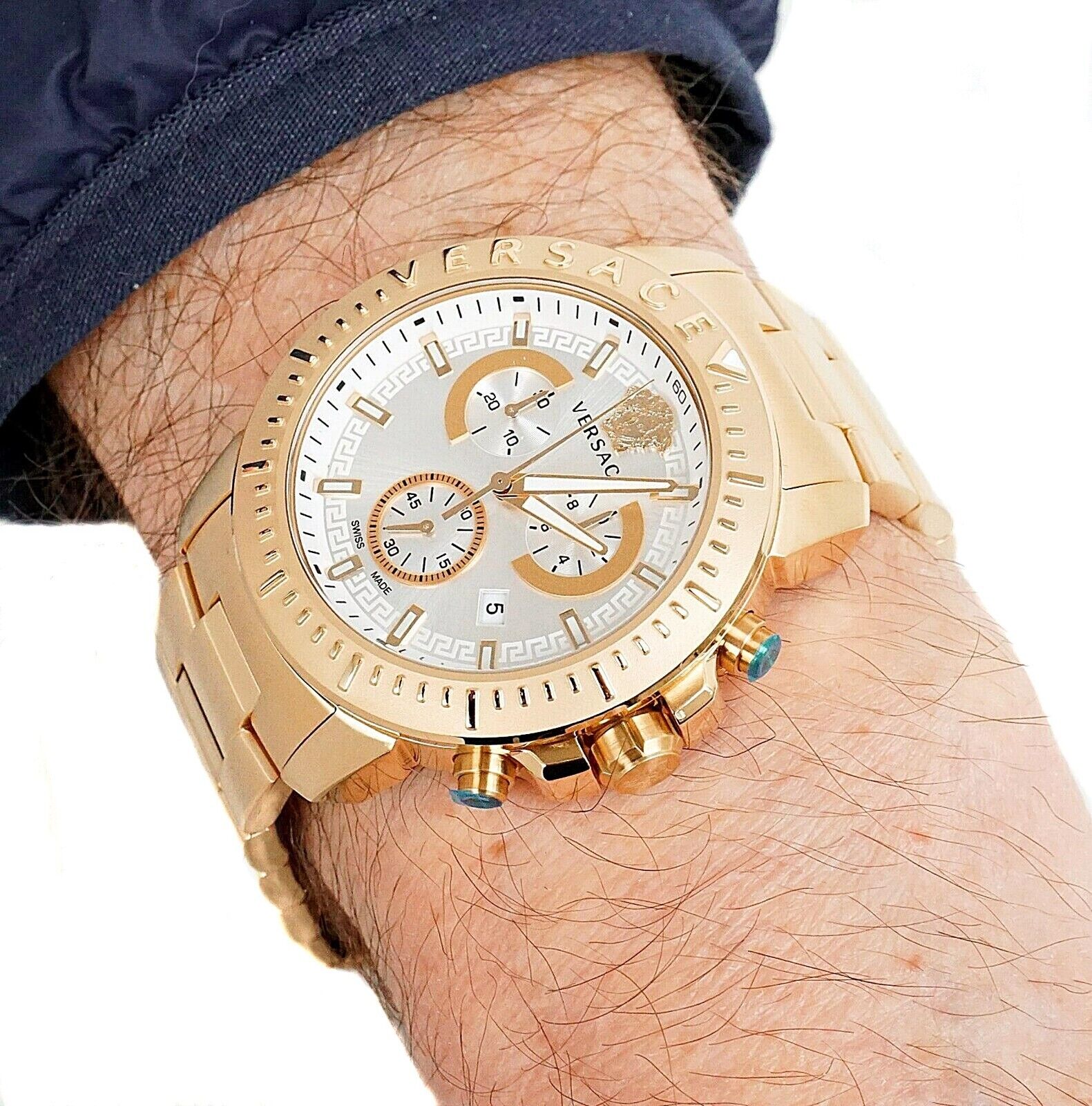 Versace VE2E00521 นาฬิกาผู้ชาย Chronograph Quartz Men's Watch