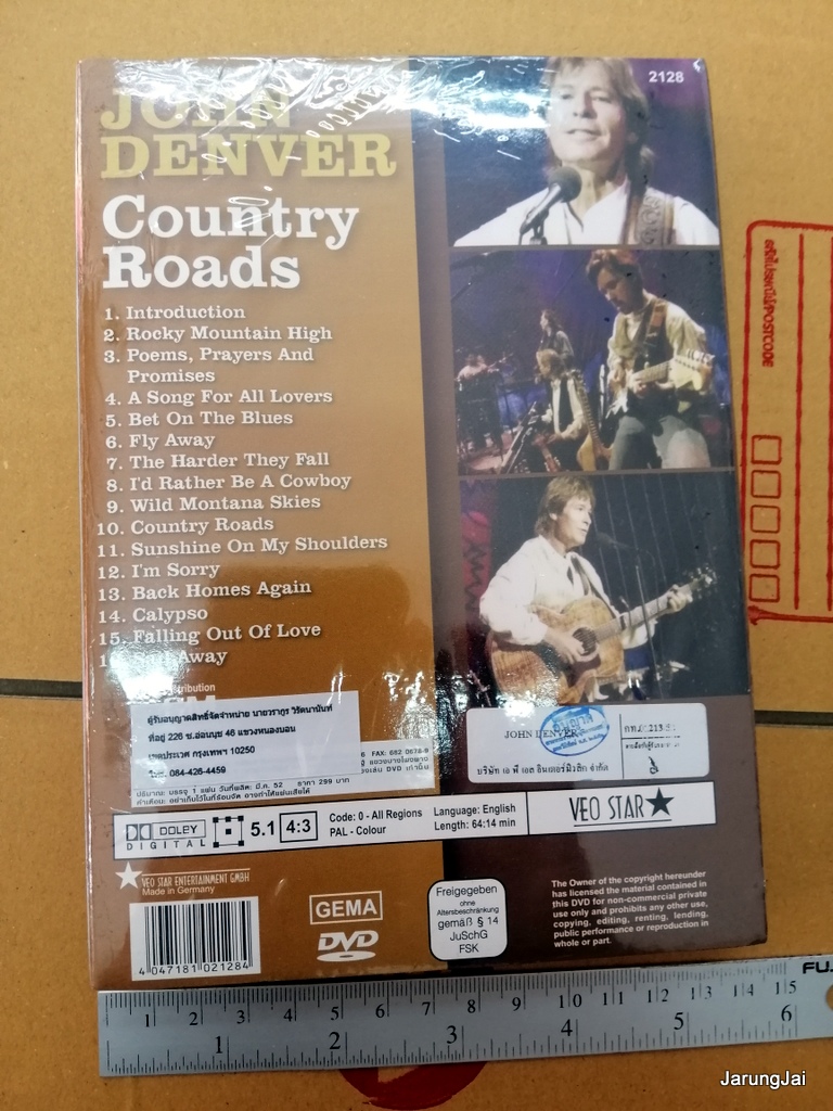 dvd john denver country roads rocky mountain high poems prayers and promises dvd aps
