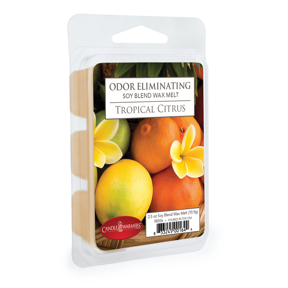 2.5oz Odor Eliminating Wax Melt Tropical Citrus