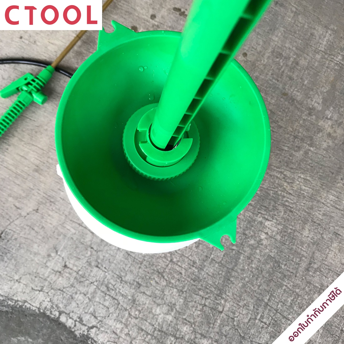 กระบอกฉีดพ่นยา สะพายหลัง ใช้มือปั๊ม 5ลิตร SL5-5 Solo ก้านทองเหลือง ของแท้ - Authentic Sprayer 5L - ซีทูล Ctool