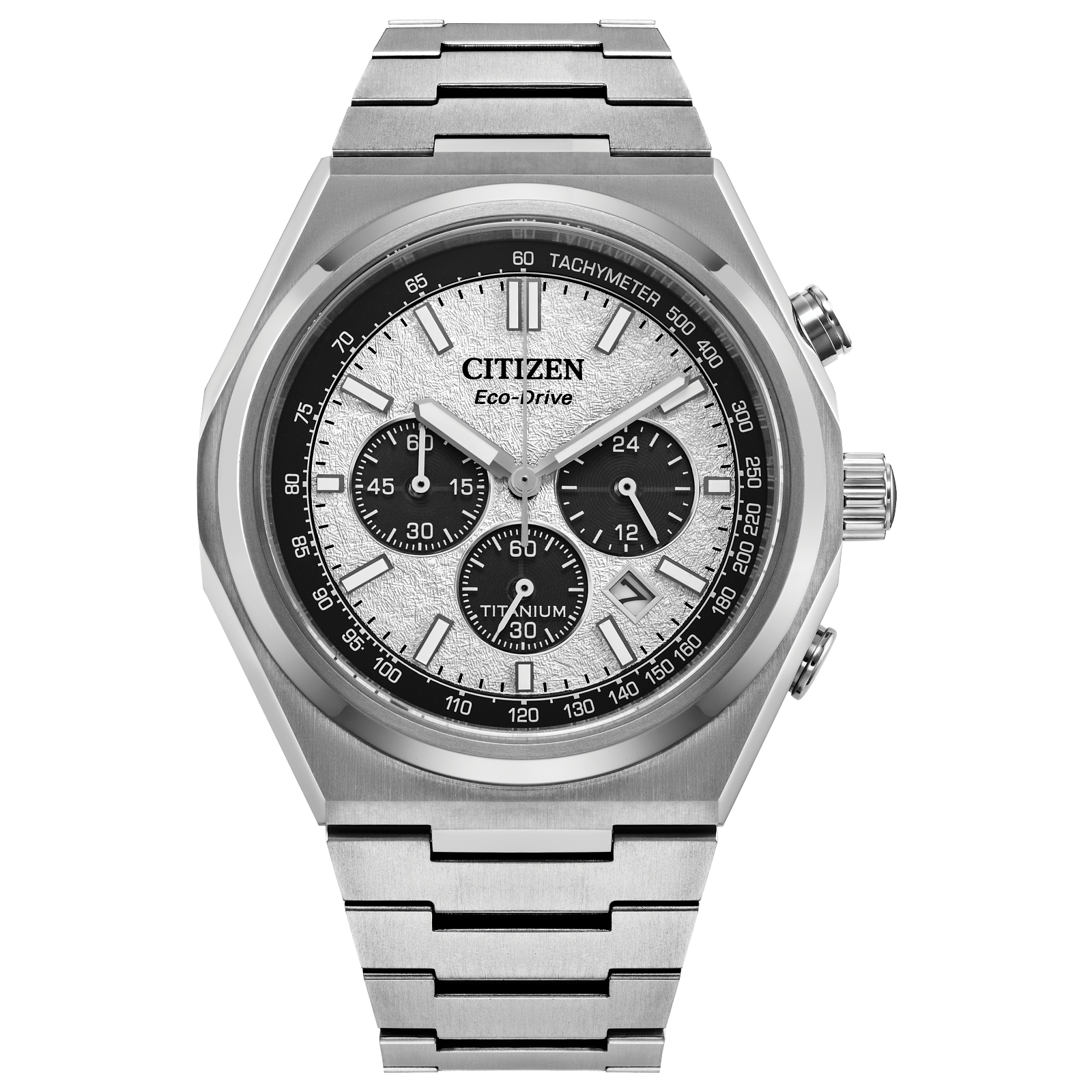 Citizen CA4610-85A นาฬิกาผู้ชาย Zenshin Chrono Titanium Eco-Drive Men's Watch