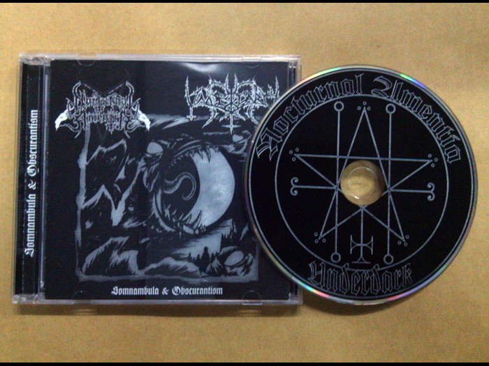 NOCTURNAL AMENTIA/UNDERDARK'Somnambula & Obscurantism' Split CD